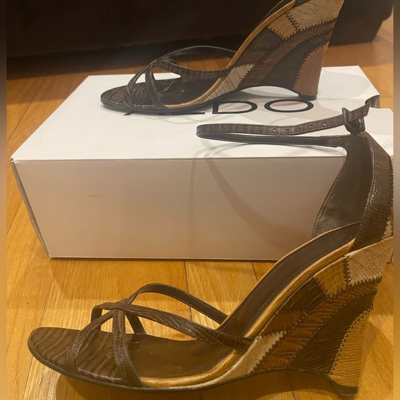 Stappy wedge heel sandals - Picture 3 of 4